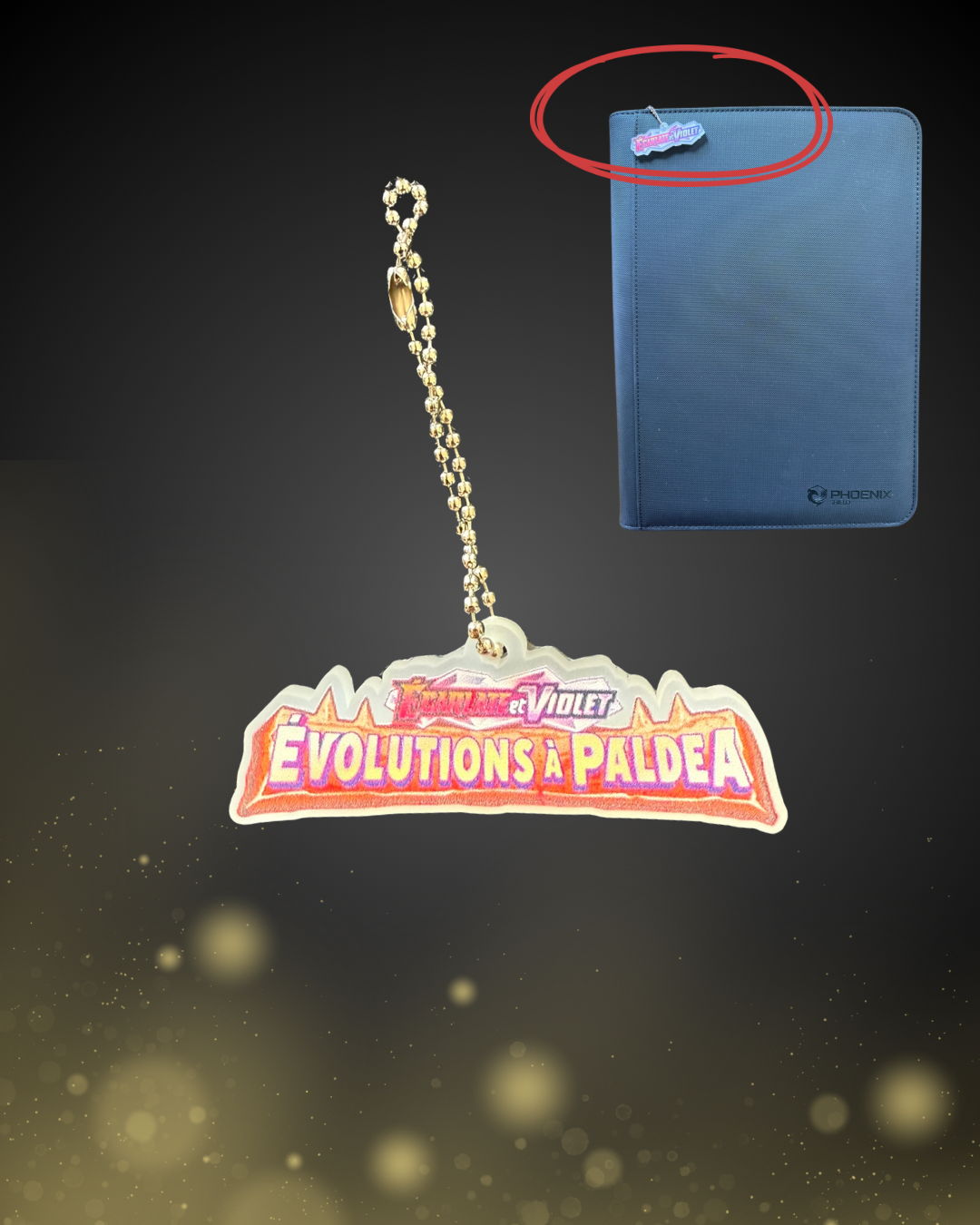 Porte-clé Pokémon Évolution à paldea E&V2  - Blinder à Zipp