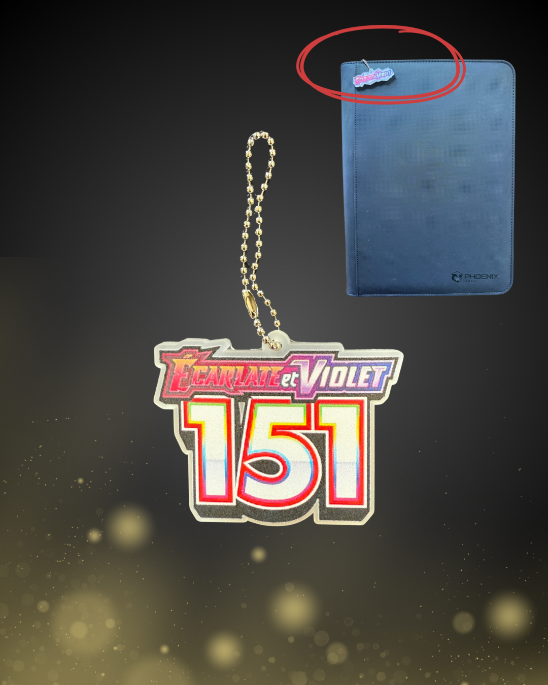 Porte-clé Pokémon 151 E&V3.5  - Blinder à Zipp