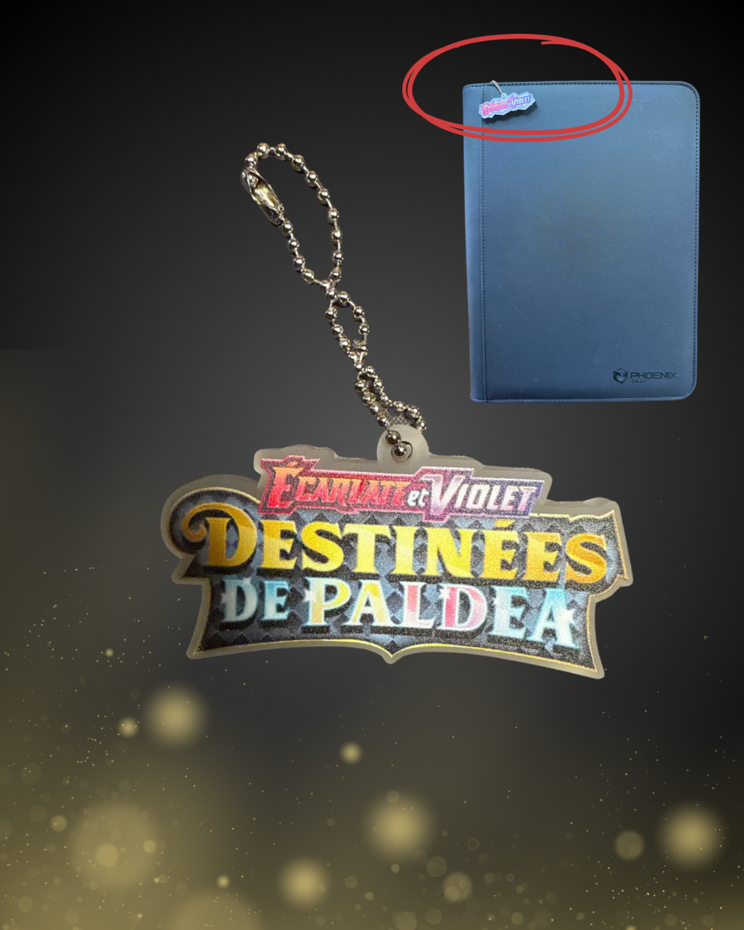 Porte-clé Pokémon Destinees de Paldea E&V4.5- Blinder à Zipp