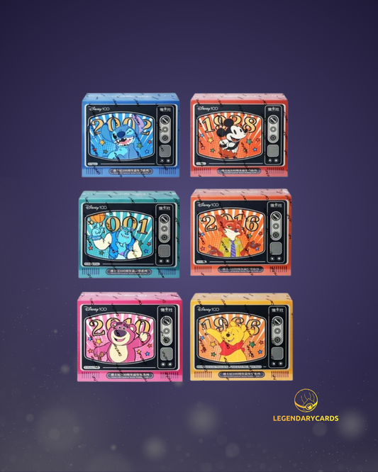 CARDFUN DISNEY - D100 CARNIVAL DELUXE EDITION BOITE 10 BOOSTERS 4 CARTES - MODÈLE ALEATOIRE