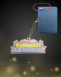 Porte-clé Pokémon Macarade Crepusculaire E&V6 - Blinder à Zip