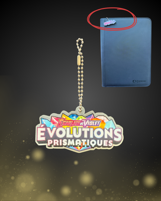 Porte-clé Pokémon Evolutions Prismatiques E&V8.5 - Blinder à Zip