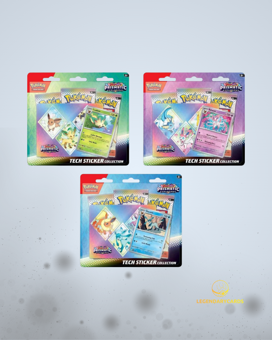 1 x Tripack -  3 Boosters + Autocollant - EV8.5 Evolutions - LIMITATION 1 par COMMANDE